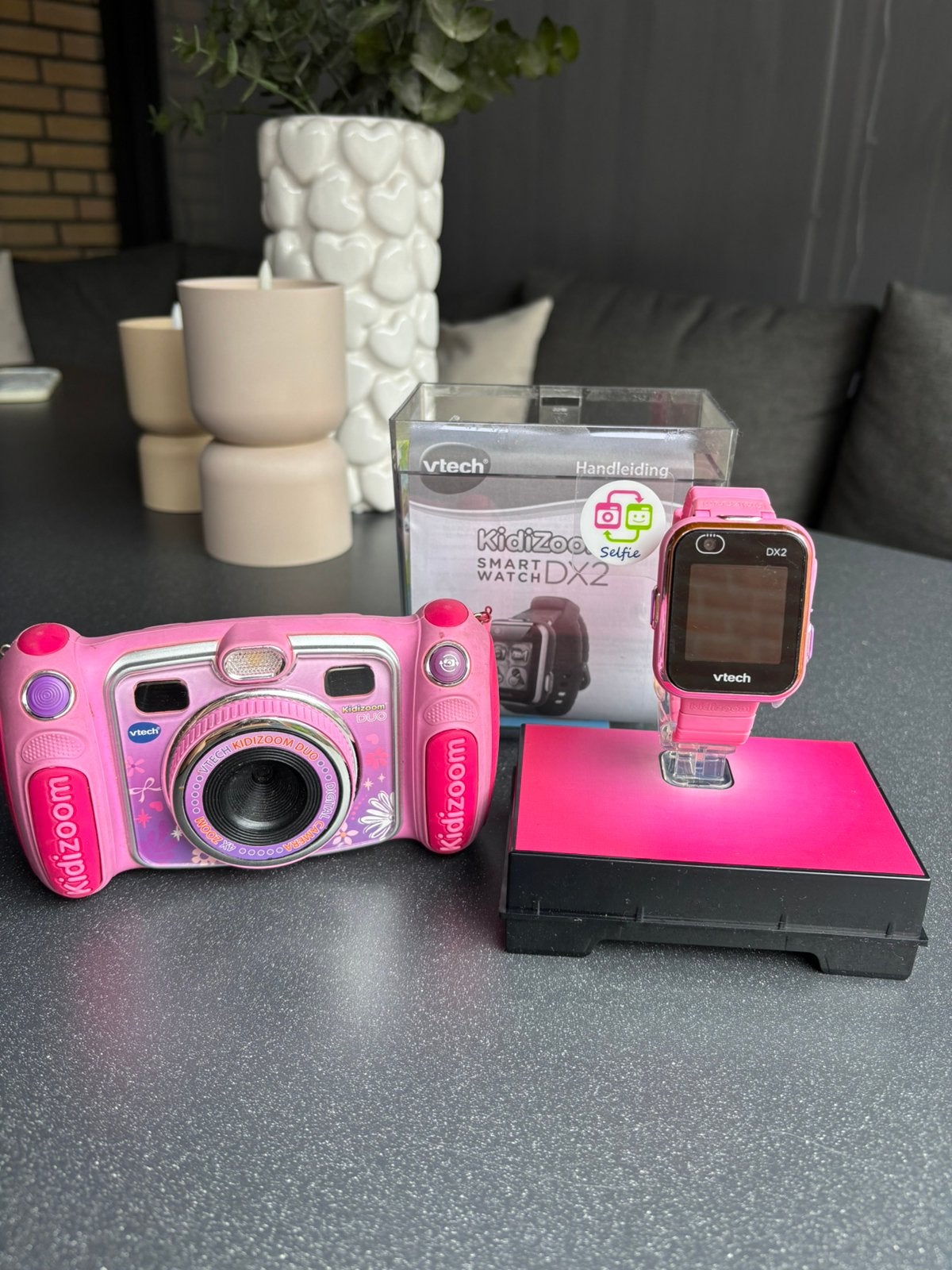 Vtech camera + horloge, Kinderen en Baby's, Speelgoed | Vtech, Ophalen, Gebruikt