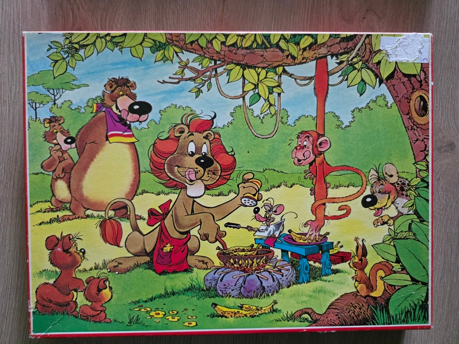 Vintage retro LOEKIE DE LEEUW  puzzel 99 st compleet, Ophalen, Overige typen