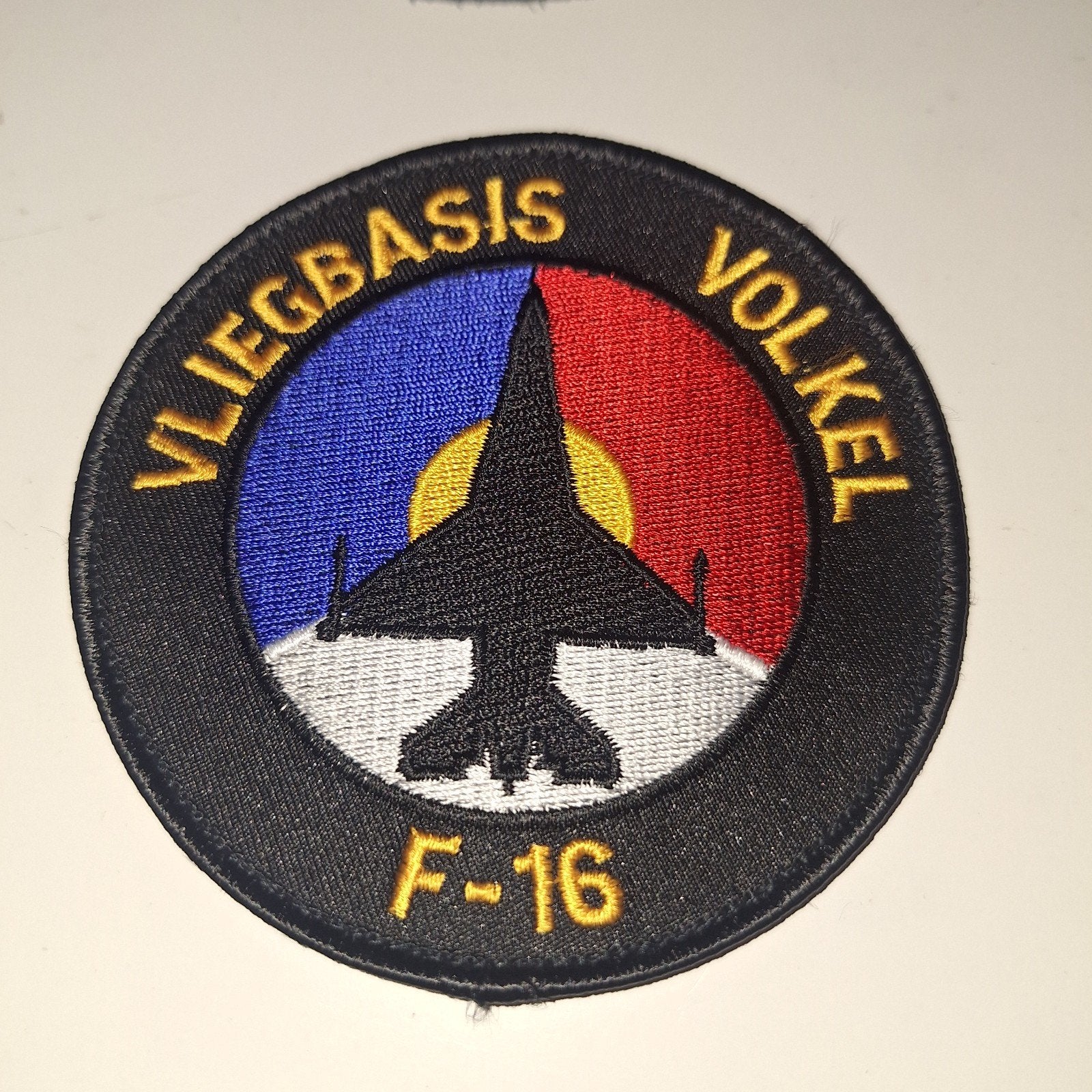 Vliegbasis Volkel F-16 patch, Ophalen of Verzenden, Luchtmacht, Nederland, Embleem of Badge