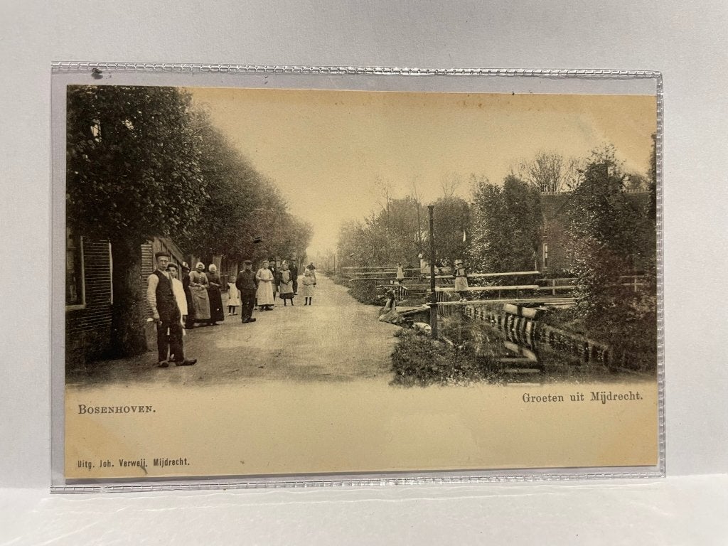 Mijdrecht - Groeten uit - Bosenhoven, Verzenden, Voor 1920, Ongelopen, Utrecht