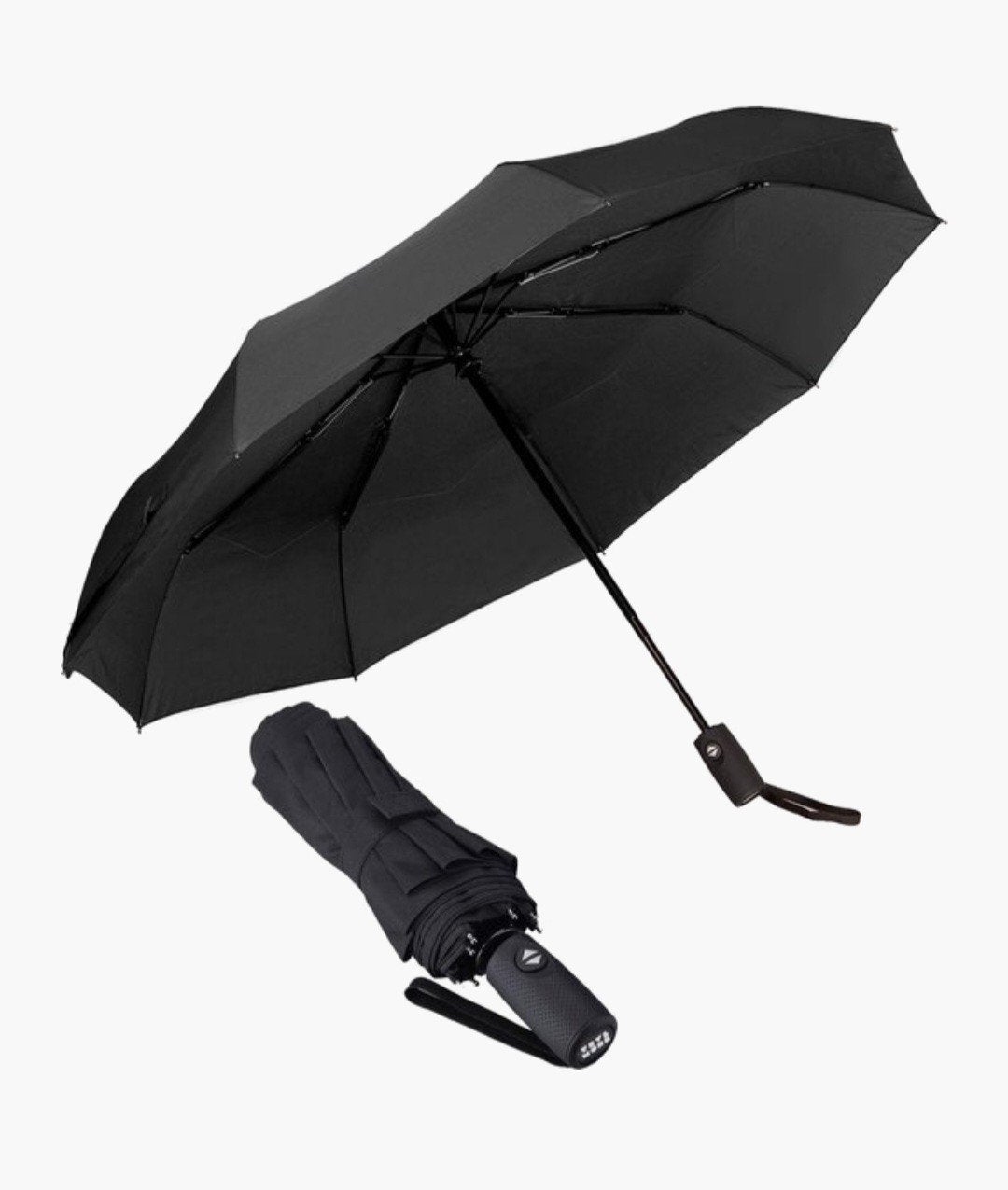 Zwarte stormparaplu, Ophalen of Verzenden, Nieuw, Zwart