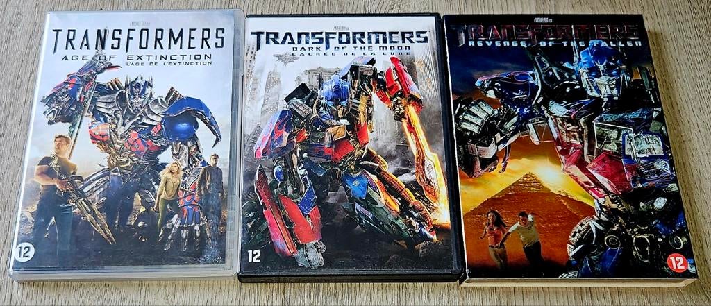Transformers DVD set - Age of Extinction, Dark of the Moo, Vanaf 12 jaar, Ophalen of Verzenden, Gebruikt, Boxset