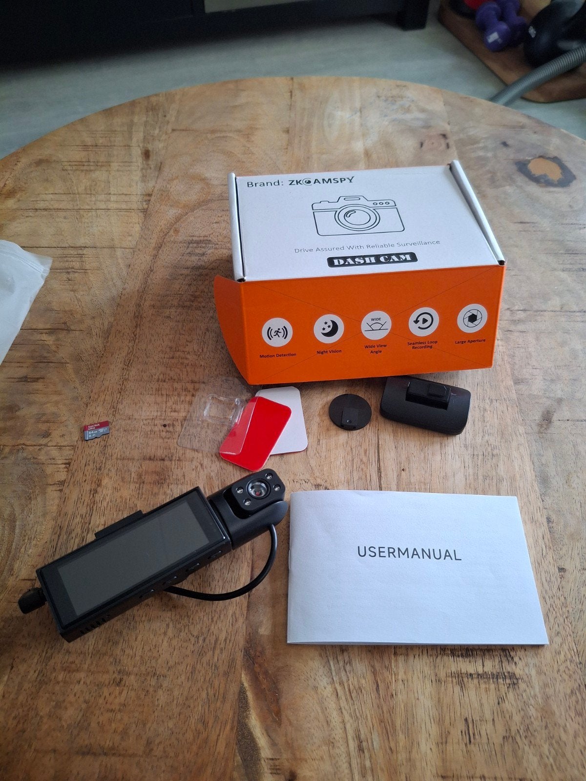 ZKAMSPY Dashcam - Nieuw in doos, Ophalen of Verzenden, Nieuw