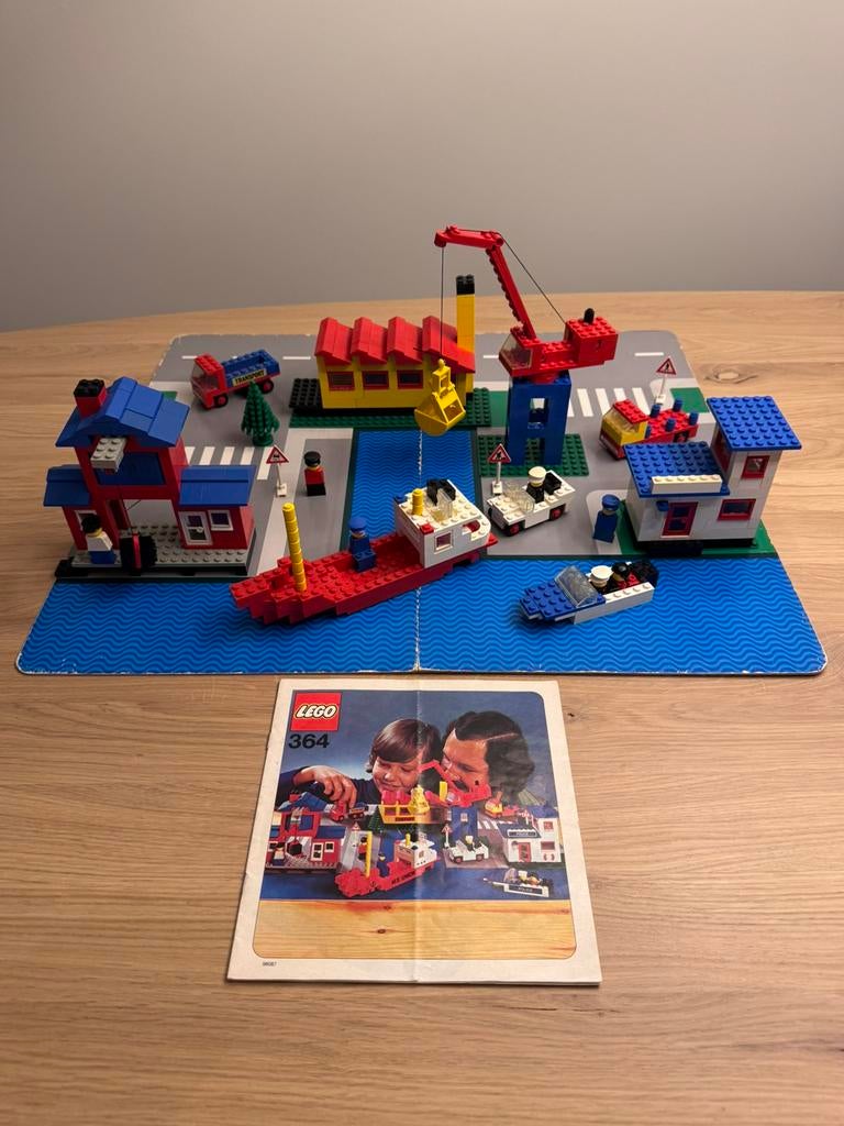 LEGO set 364 Harbour Scene, Kinderen en Baby's, Speelgoed | Duplo en Lego, Zo goed als nieuw, Lego, Complete set, Compleet, Inclusief accessoires