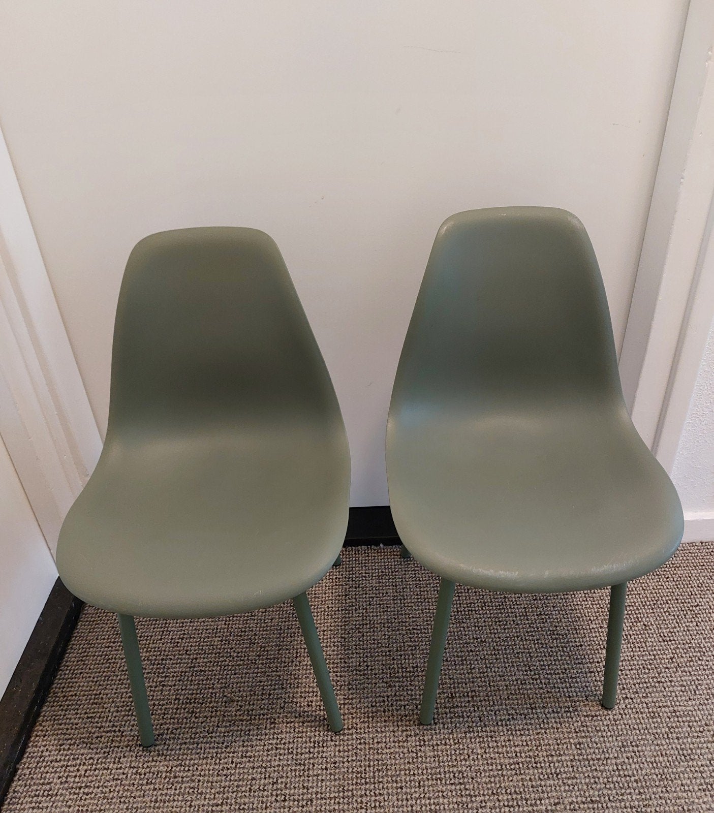Set van 2 groene kinderstoelen Jip, Ophalen, Gebruikt, Overige typen