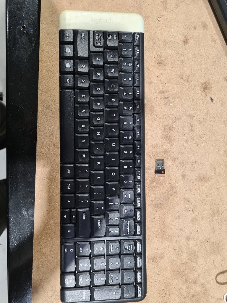 Logitech K230 draadloos toetsenbord+Logitech Unifying USB, Computers en Software, Gebruikt, Logitech G, Draadloze ontvanger, Ophalen of Verzenden