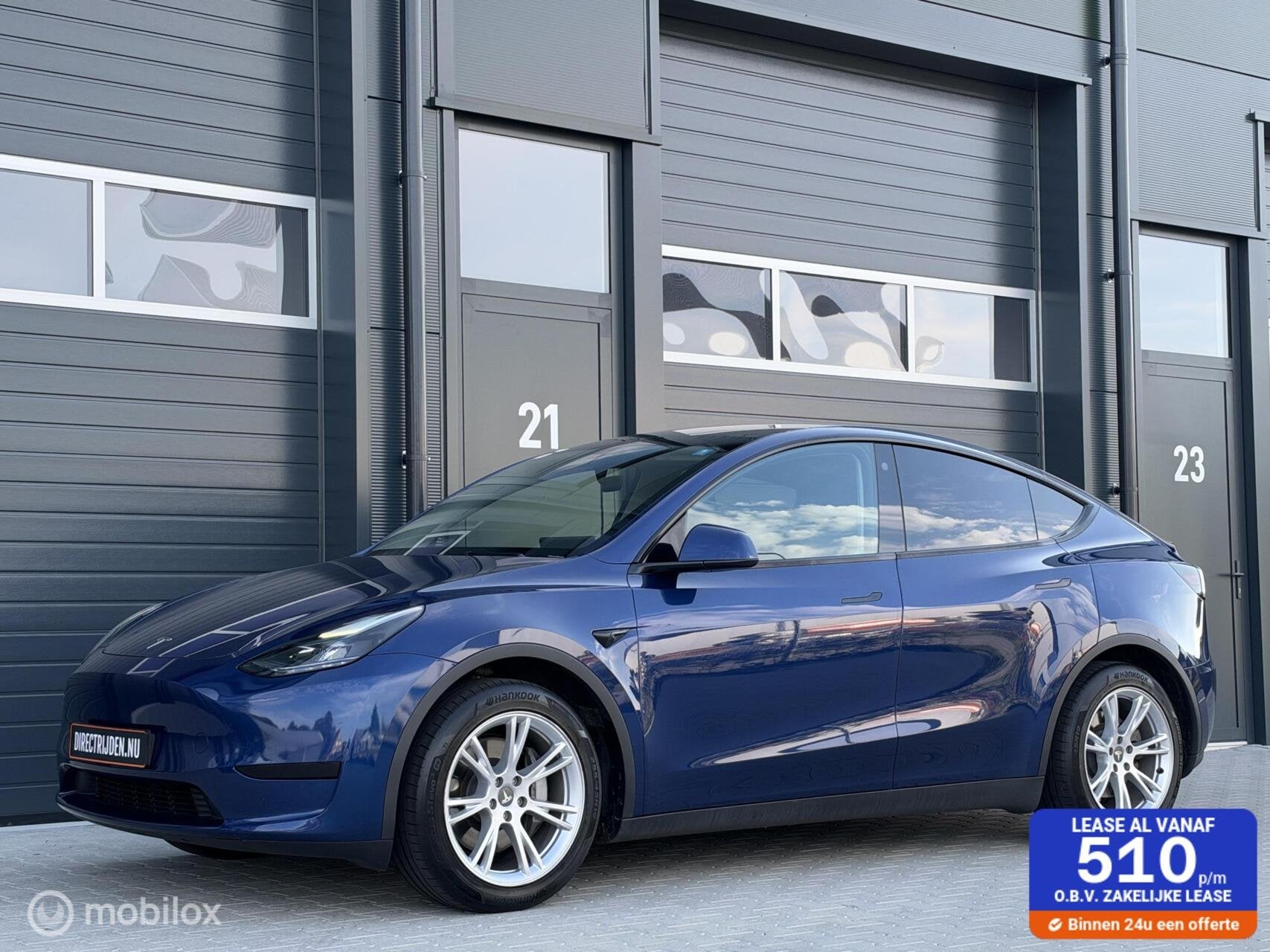 Tesla Model Y Standard Range LFP | 2023 | Trekhaak | SOH 93%, Auto's, Automaat, Achterwielaandrijving, Gebruikt, Zwart