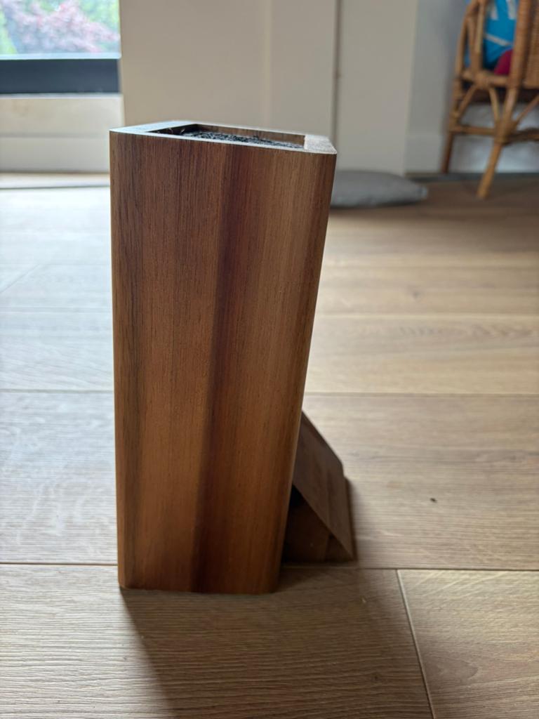 Messenblok van hout, Ophalen, Overige typen, Hout, Zo goed als nieuw