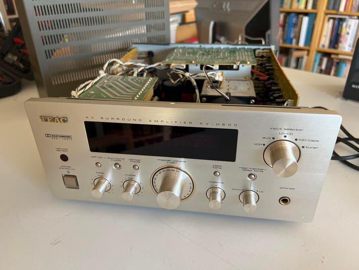 TEAC AV Surround Amplifier AV-H500 - Champagne kleur, Audio, Tv en Foto, Versterkers en Receivers, Overige merken, Gebruikt, Ophalen of Verzenden