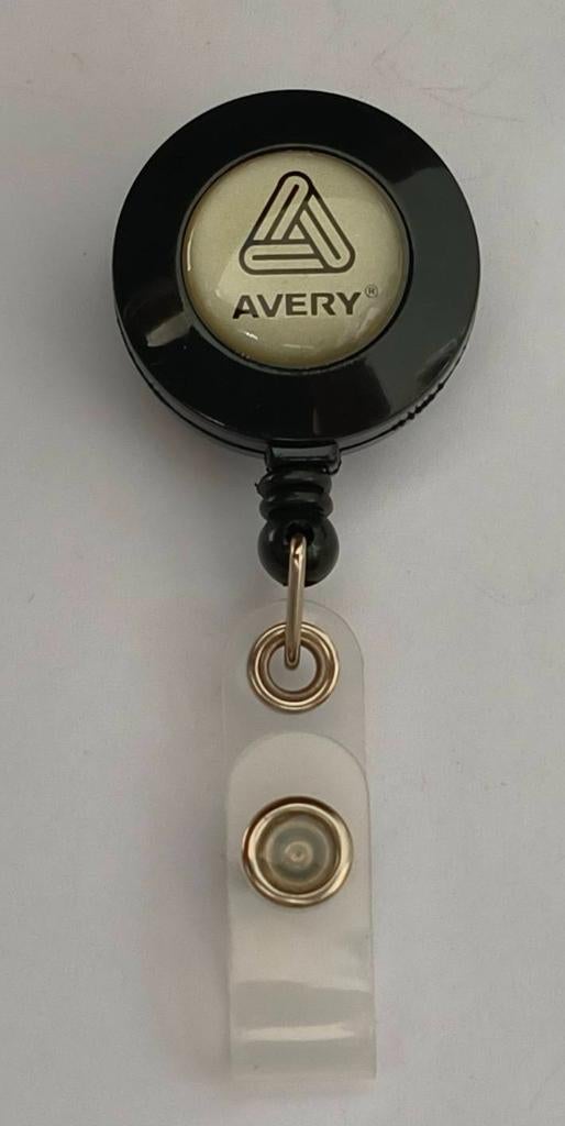 Avery broekclip (afrolsysteem met drukknop t.b.v pashouder), Verzamelen, Ophalen of Verzenden, Nieuw, Merk
