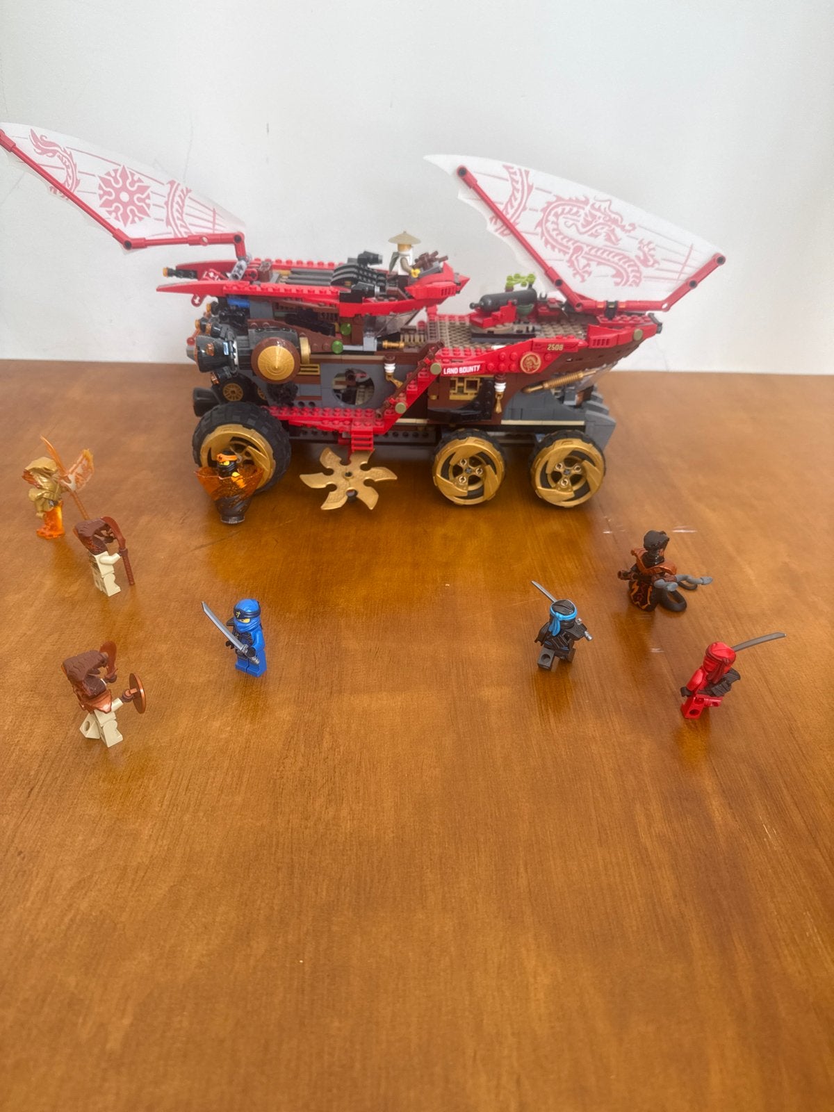 LEGO Ninjago Land Bounty 70677 met minifiguren, Ophalen of Verzenden, Zo goed als nieuw, Overige merken