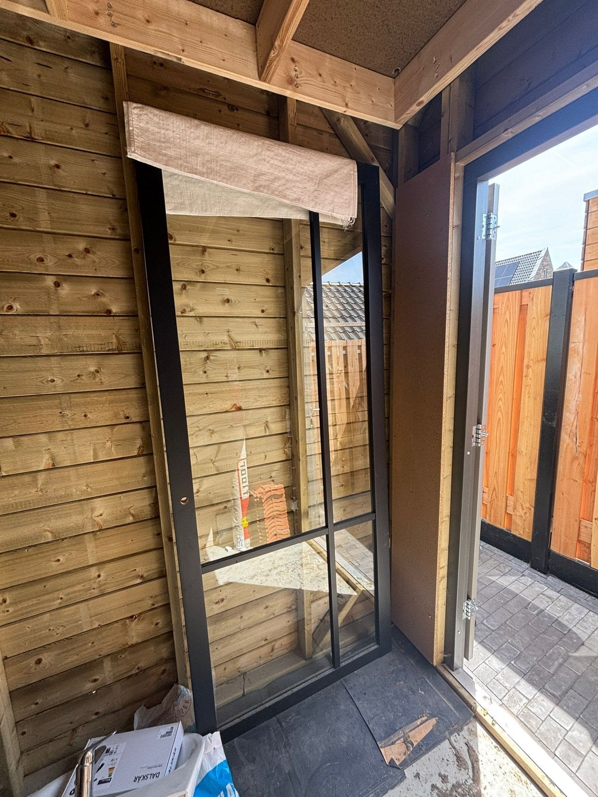 Svedex Nova Design stompe binnendeur zwart 231,5x93cm, 80 tot 100 cm, 215 cm of meer, Binnendeur, Ophalen of Verzenden
