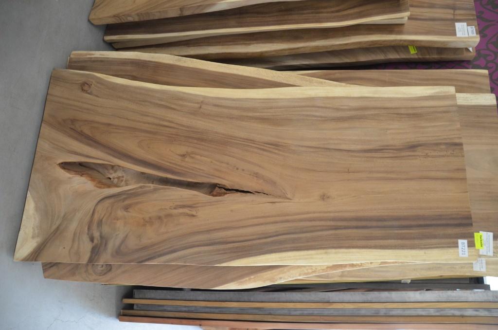 Boomstamtafel 200 cm suar -BT 221 – 2 meter boomstamtafel, Verzenden, Nieuw, Hout