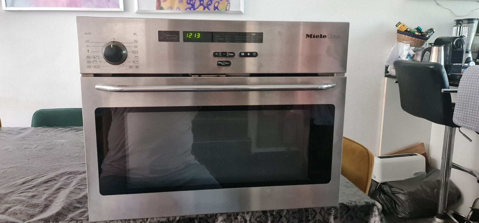 Miele combimagnetron H 135 MB, Witgoed en Apparatuur, Ovens, Ophalen, 45 tot 50 cm, Gebruikt, Combi-oven