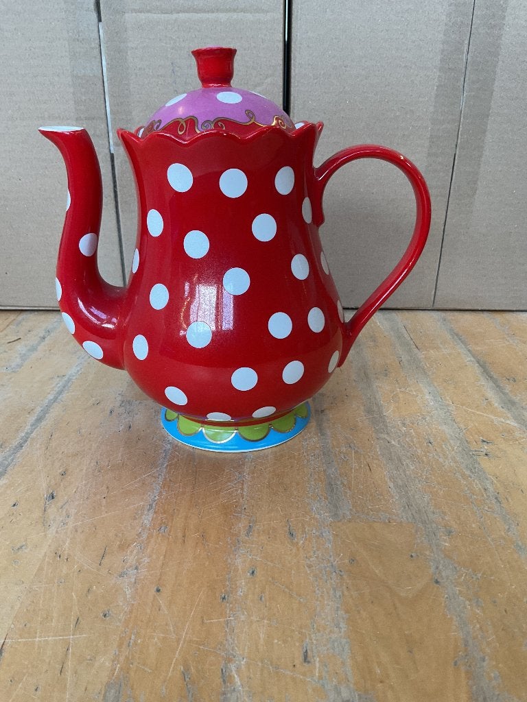 Vintage Oilily-Theepot, Huis en Inrichting, Overige merken, Keramiek, Ophalen of Verzenden, Zo goed als nieuw