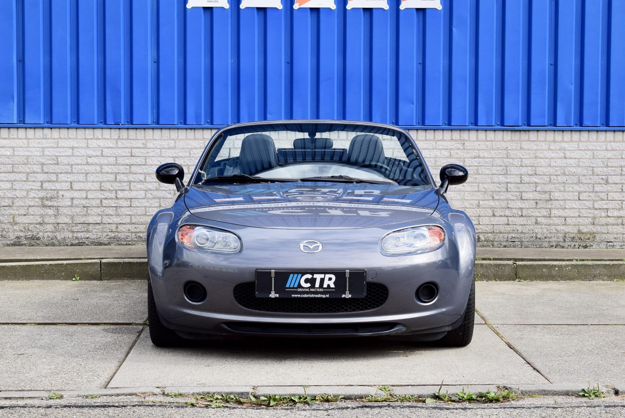 Mazda MX-5 1.8 Touring Lederen bekleding airco nwe apk, Auto's, Achterwielaandrijving, Gebruikt, Zwart, 4 cilinders