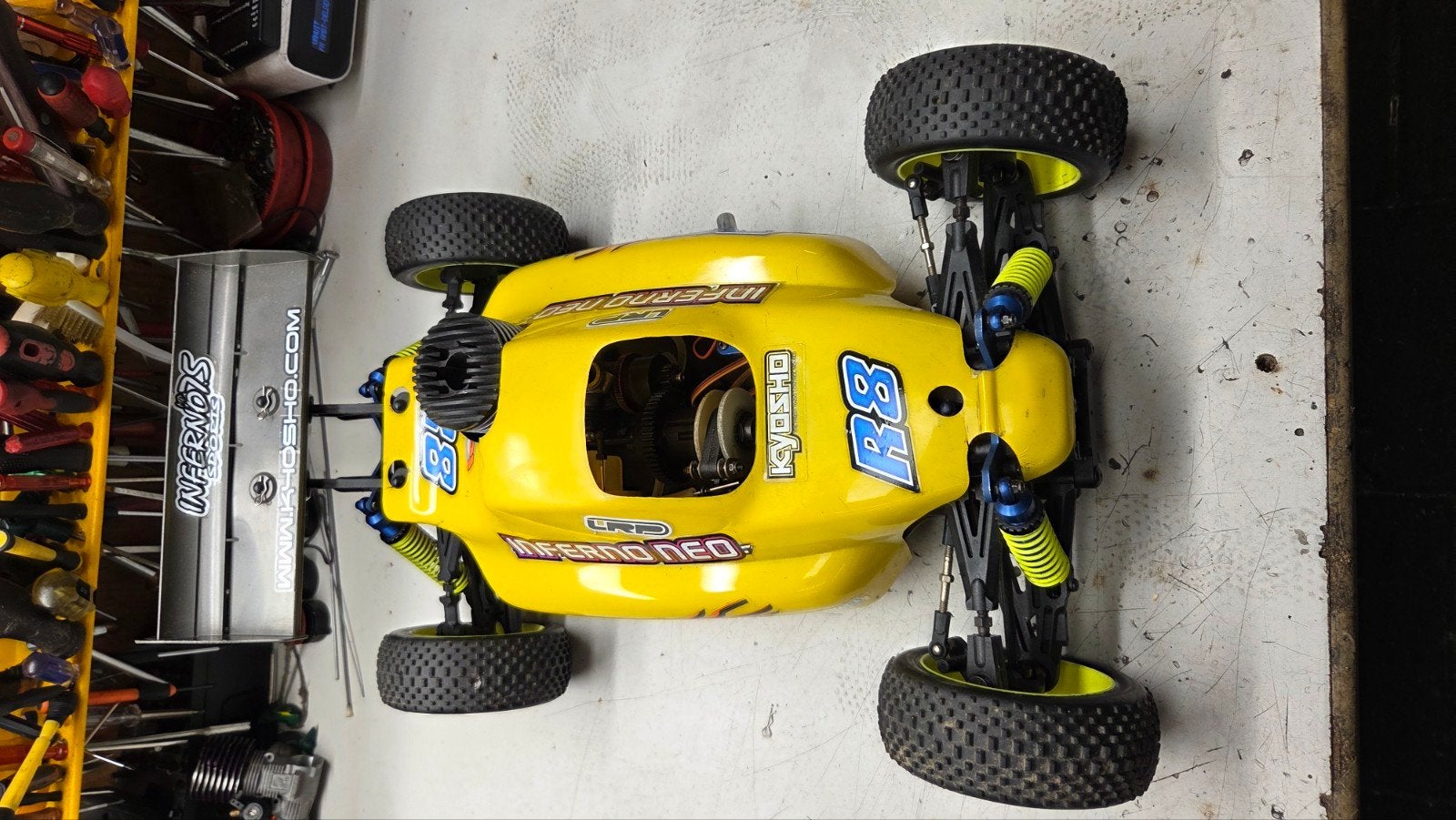 Te koop dikke nitro auto, Hobby en Vrije tijd, Gebruikt, Auto offroad, Ophalen of Verzenden, Nitro