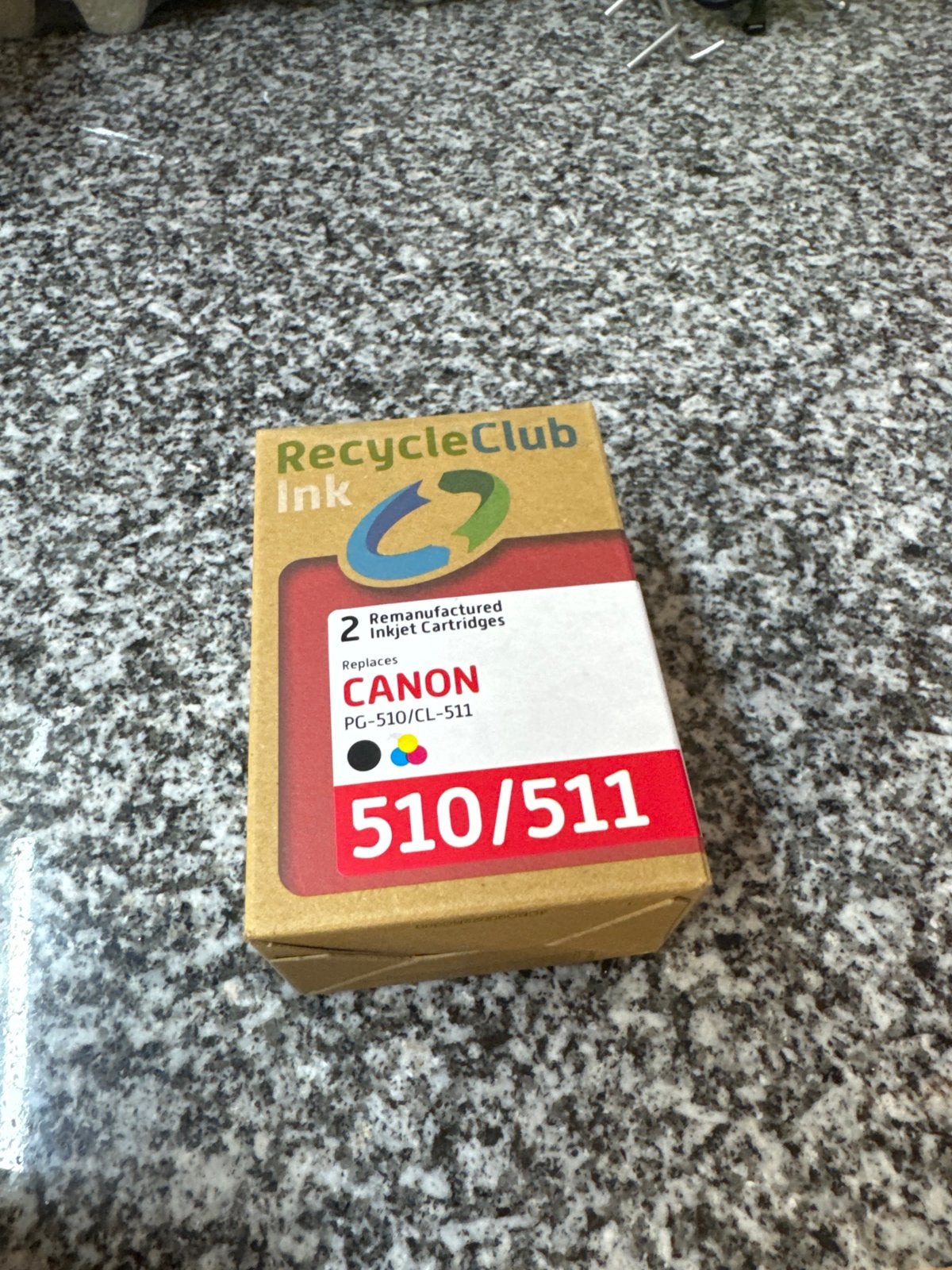 RecycleClub Ink Cartridges voor Canon PG-510/CL-511, Ophalen of Verzenden, Nieuw, Cartridge