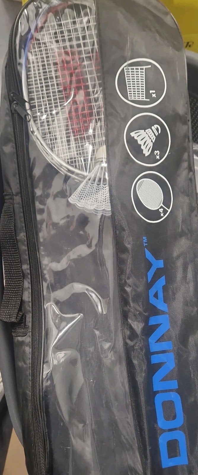 Donnay Badminton Set -  met 2 Rackets en een Shuttle, Ophalen of Verzenden, Gebruikt, Racket(s)
