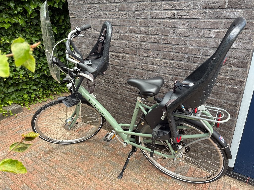 Batavus rumba moeder fiets met Yepp zitjes, Ophalen, 2 zitjes, 53 tot 56 cm, Versnellingen