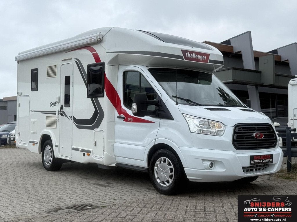 Challenger 290 special edition zeer ruime indeling, Caravans en Kamperen, Campers, Airconditioning, Luifel, 6 tot 7 meter, Bedrijf