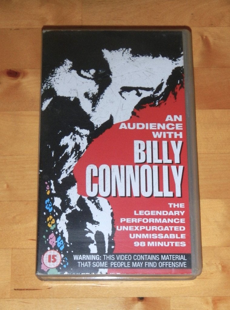 VHS - An Audience with Billy Connolly, Alle leeftijden, Ophalen, Gebruikt