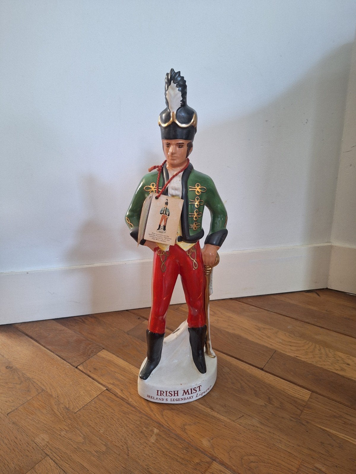 Irish Mist likeur fles in soldaat vorm - ongebruikt, Ophalen of Verzenden, Nieuw