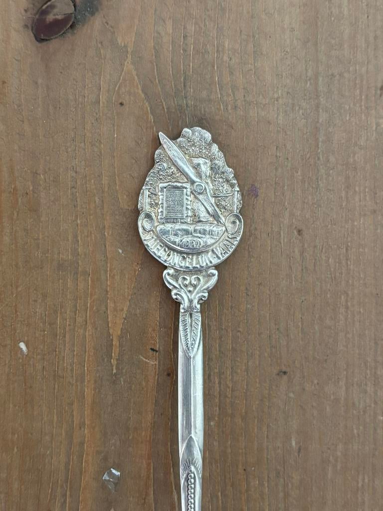 Lepeltje Vliegtuigongeluk 1932 te Vaals herdenking theelepel, Verzamelen, Militaria | Tweede Wereldoorlog, Ophalen of Verzenden