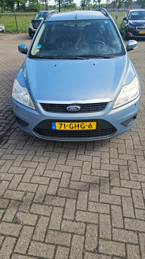 Ford Focus 1.6 Tdci 80KW Wagon 2008 Blauw, Auto's, Ford, Stof, Zwart, 4 cilinders, Blauw
