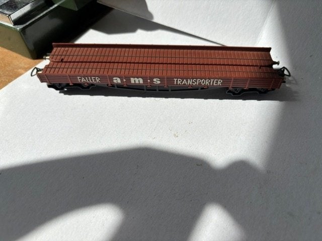 HO spoor Faller auto transport wagon, Overige merken, Gelijkstroom of Wisselstroom, Ophalen of Verzenden, Nieuw