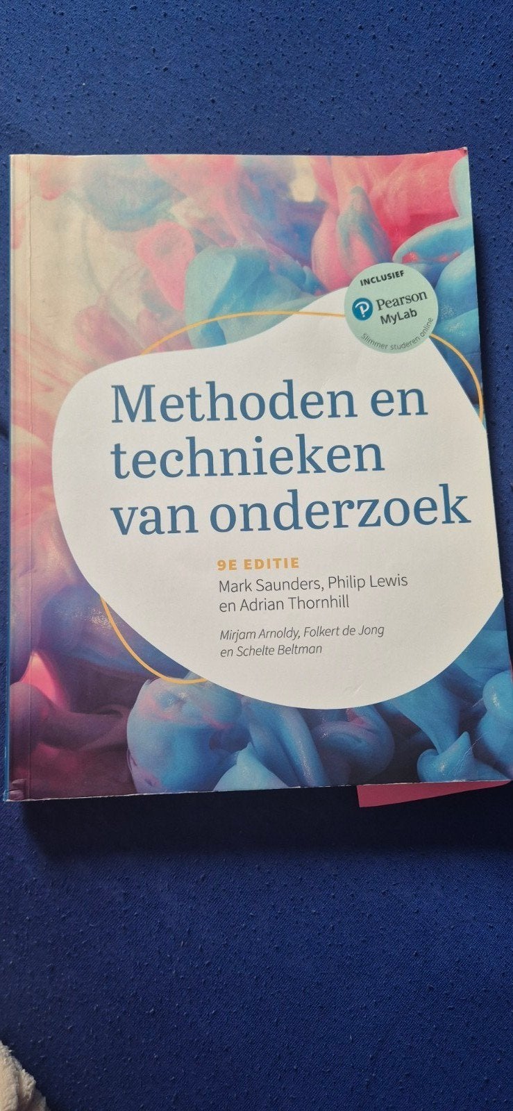 Methoden en Technieken van Onderzoek - 9e editie, Boeken, Ophalen of Verzenden, Gelezen, WO