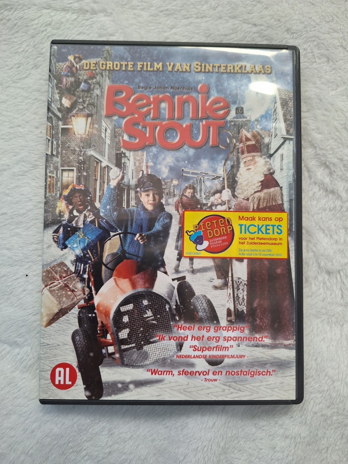 De Grote Film van Sinterklaas: Bennie Stout DVD, Alle leeftijden, Inclusief doosje, Zo goed als nieuw, Familie
