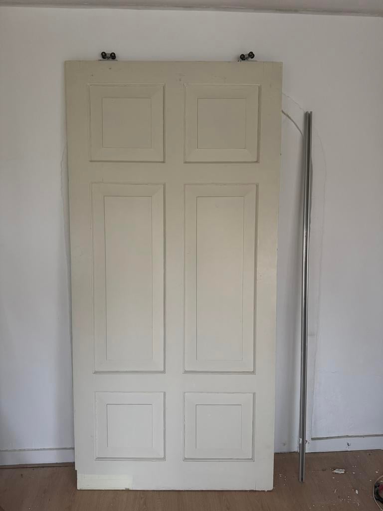 Grote jaren 30 deur - barndoor, Gebruikt, 215 cm of meer, Binnendeur, Schuifdeur