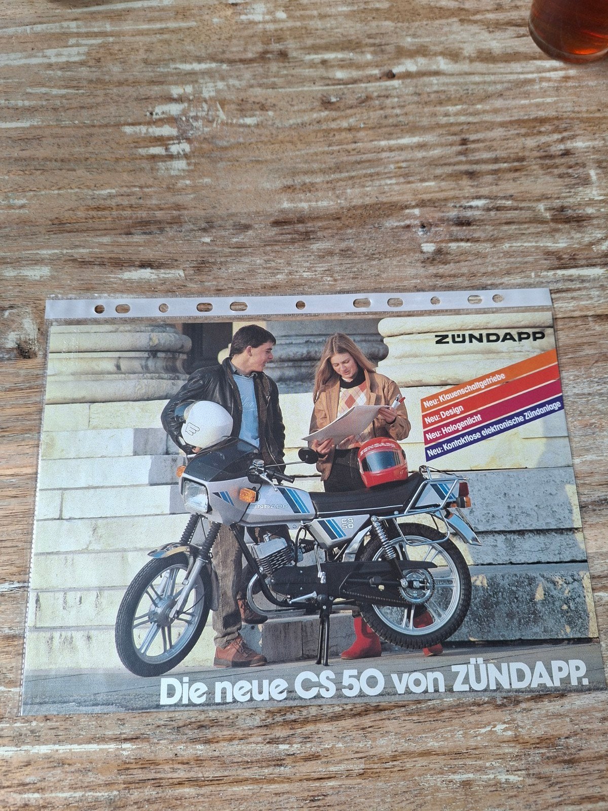 Zundapp folder cs 50 origineel, Ophalen of Verzenden