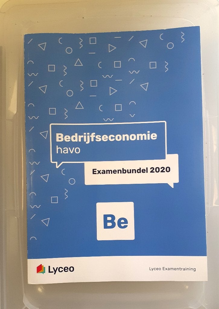 Examentraining Bedrijfseconomie, Boeken, Lyceo, Nieuw, Alpha, HBO