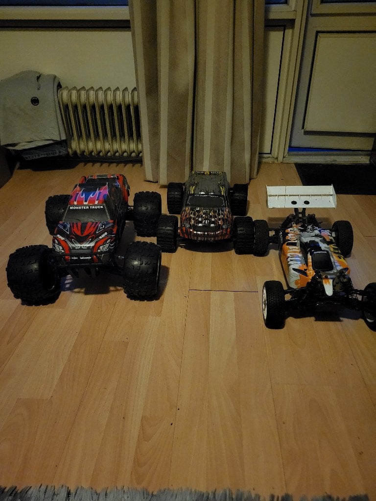 Hsp nitro 1/8 scale, Ophalen, Gebruikt, 1:5 t/m 1:8, Bus of Vrachtwagen