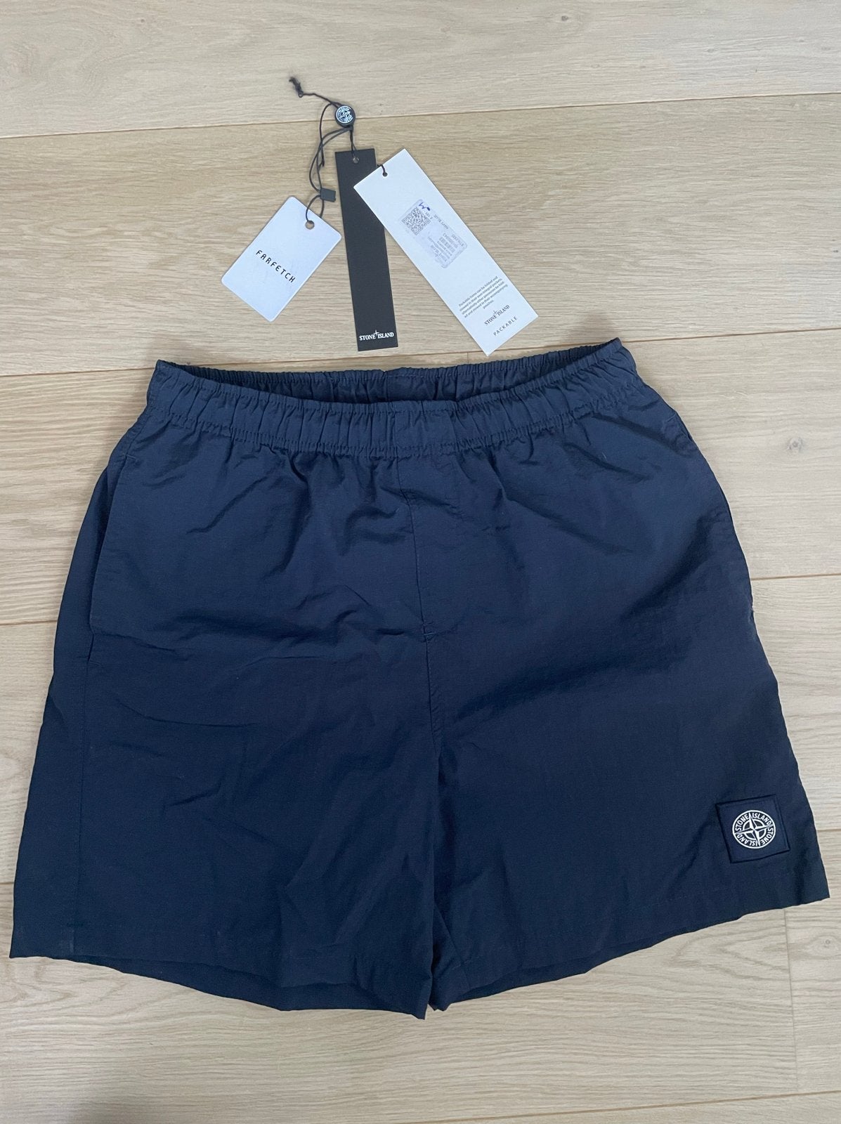 Stone Island Zwemshort - Maat M - Navy Blauw, Kleding | Heren, Ophalen of Verzenden, Maat 48/50 (M), Blauw, Zwemshort
