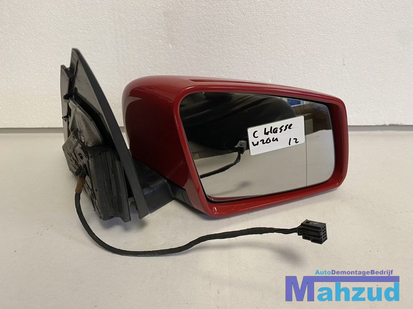 MERCEDES C KLASSE W204 rood rechts spiegel red right mirror, Gebruikt, Mercedes-Benz AG, Mercedes-Benz, Ophalen of Verzenden