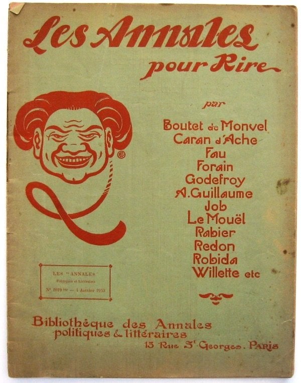 Les Annales Pour Rire 1903 humor comics, Antiek en Kunst, Ophalen of Verzenden