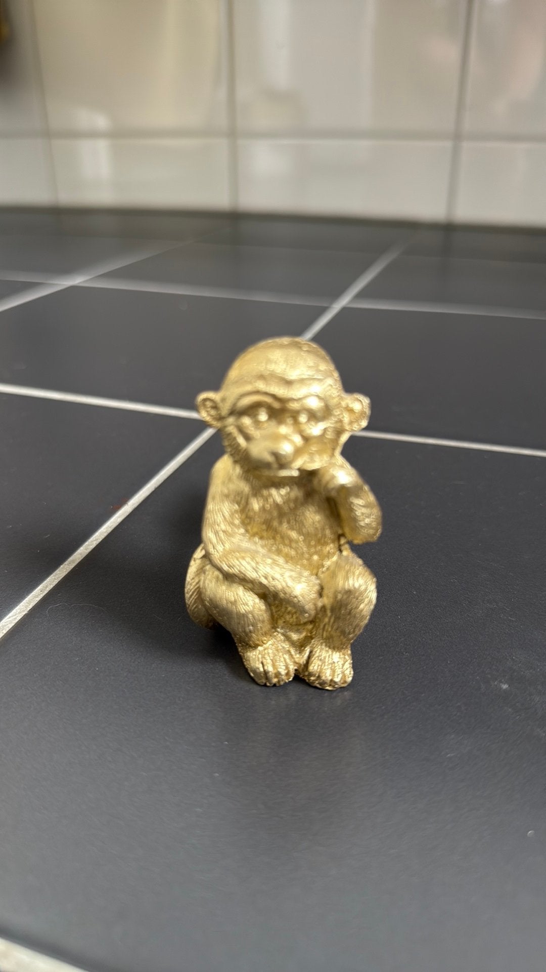 Handvat gouden aapje, Ophalen of Verzenden, Zo goed als nieuw, 50 tot 100 mm