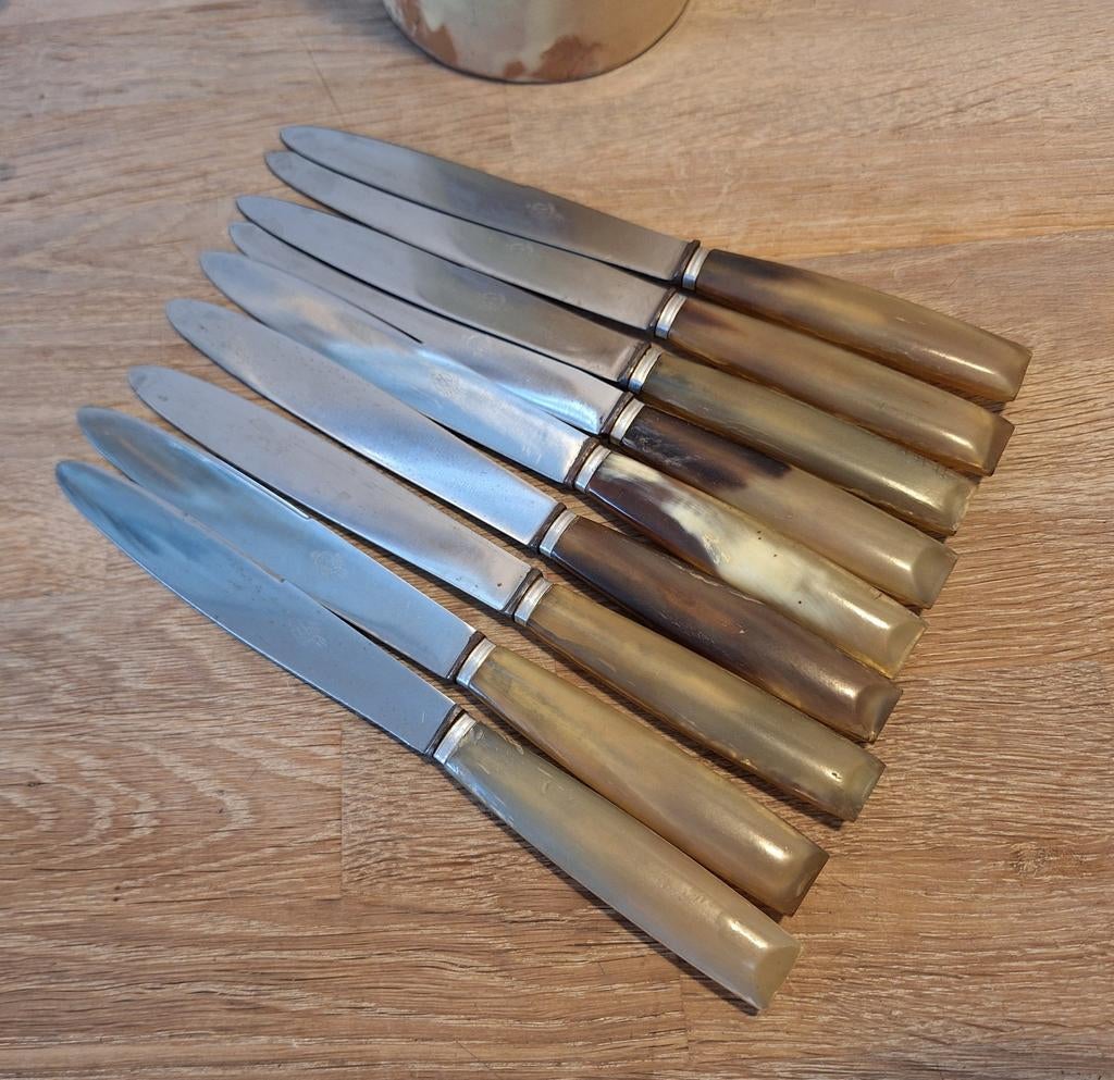 Set van 10 oude Franse messen., Ophalen of Verzenden