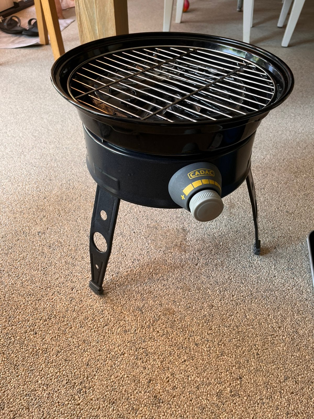 Cadac Safari Chef 6547F met gasfles en accessoires, Tuin en Terras, Gasbarbecues, Ophalen of Verzenden, Gebruikt