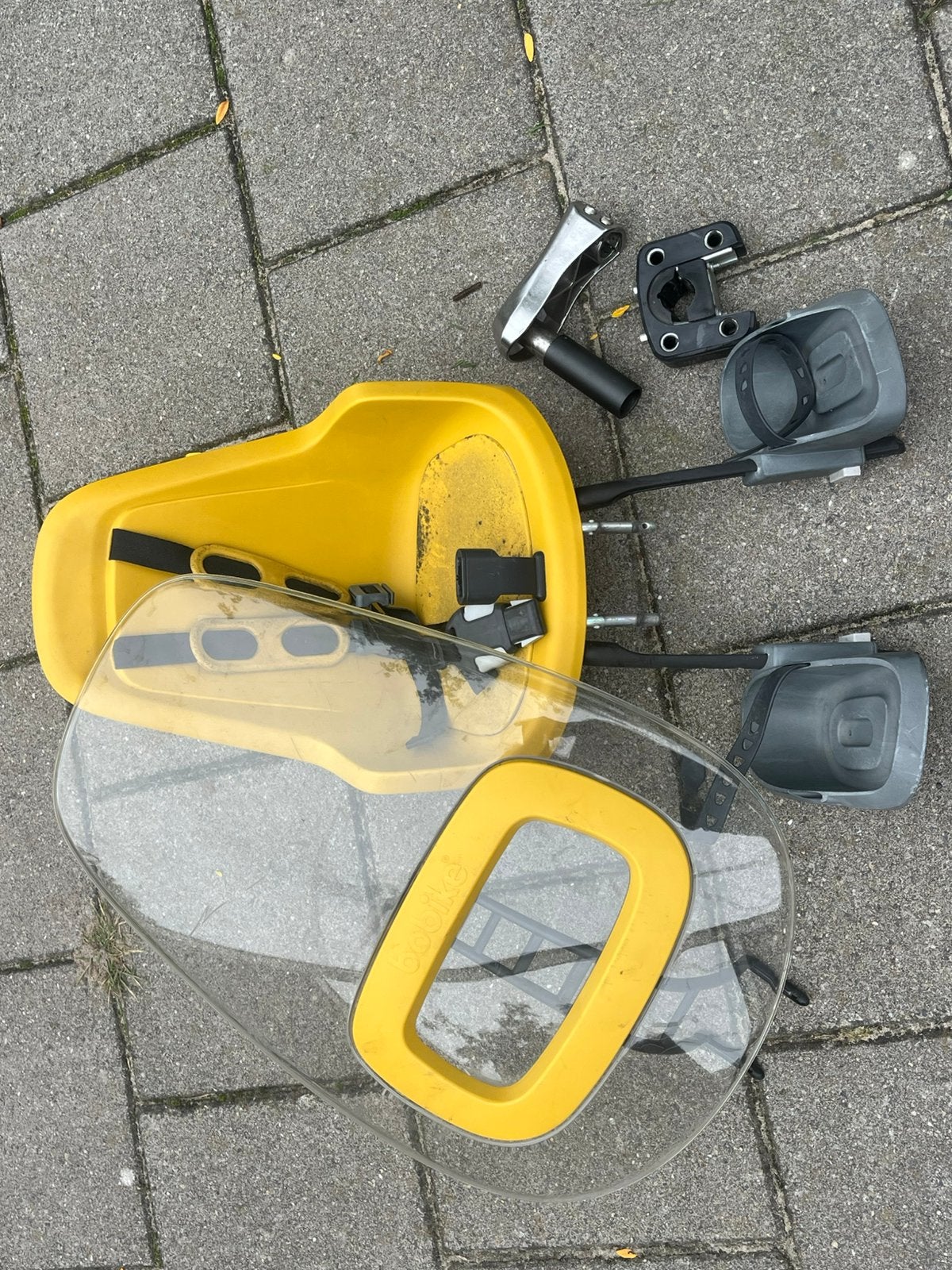 Bobike kinderzitje voor, Ophalen, Gebruikt, Voetsteuntjes, Voorzitje