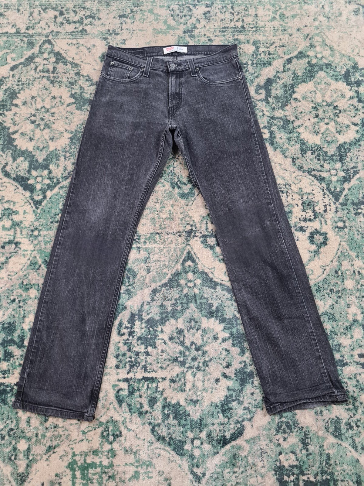 Levi's 514 slim straight W30 L32 Dames Tulsi2630 Mid-rise, Ophalen of Verzenden, W30 - W32 (confectie 38/40), Grijs, Gedragen