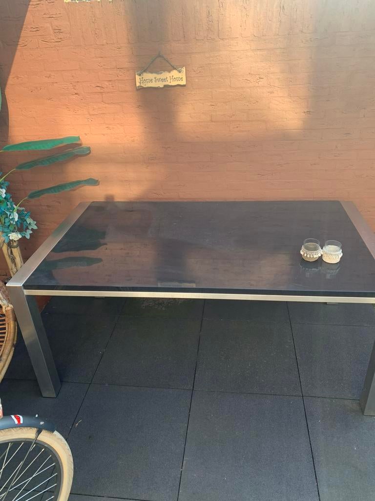 Tuin tafel granit, Ophalen of Verzenden, Zo goed als nieuw