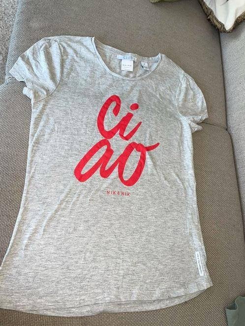 Nik&nik 16 176 grijs grijze ciao shirt tshirt nik & nik, Kinderen en Baby's, Kinderkleding | Maat 176, Gebruikt, Nik&Nik, Shirt of Longsleeve