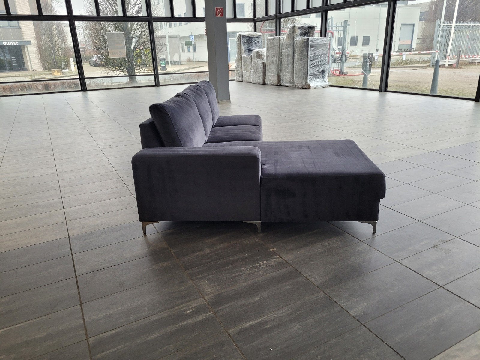 Foto 9 van ✅️️️️️️️️️️️ GEREINIGD velvet hoekbank 260x180 | BEZORGEN