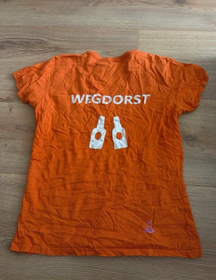 WK Shirt Weghorst Gedragen - Oranje Fan Shirt, Ophalen of Verzenden, Gedragen, Oranje, Korte mouw
