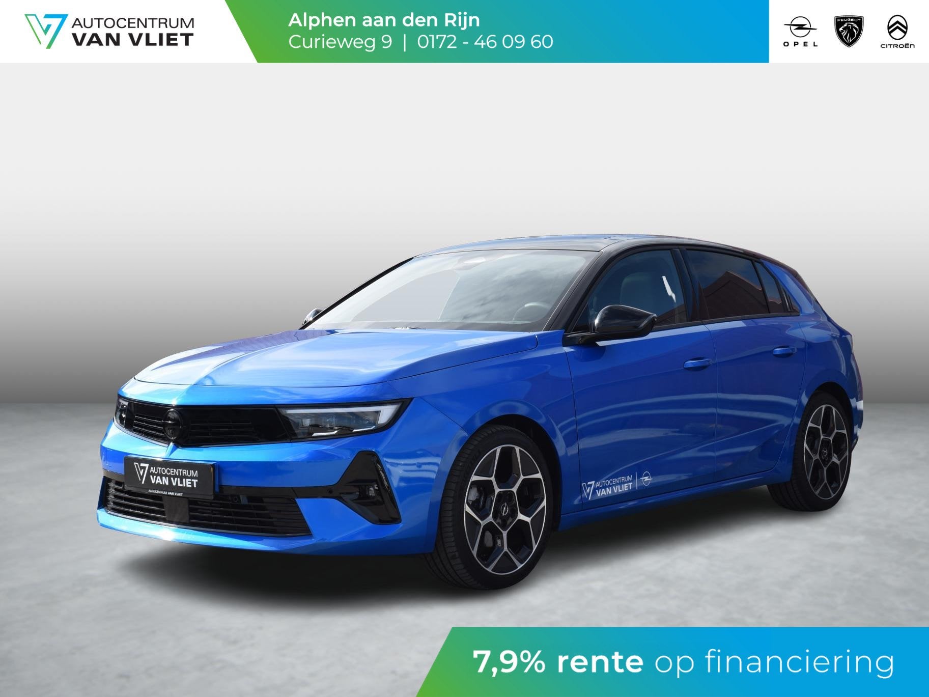 Opel Astra 1.2 Turbo Hybrid Ultimate PANORAMADAK | NAVIGATIE, Gebruikt, Euro 6, 1199 cc, Blauw