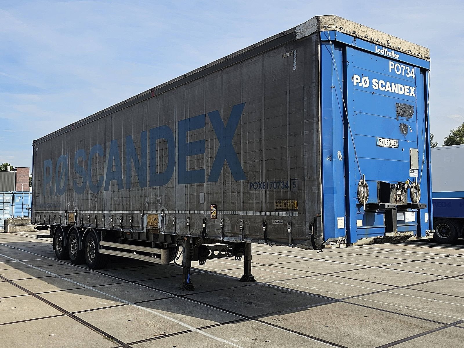 LECI TRAILER SREM coil, Auto's, Vrachtwagens, Overige kleuren, Bedrijf, Aanhangers en Opleggers, Te koop